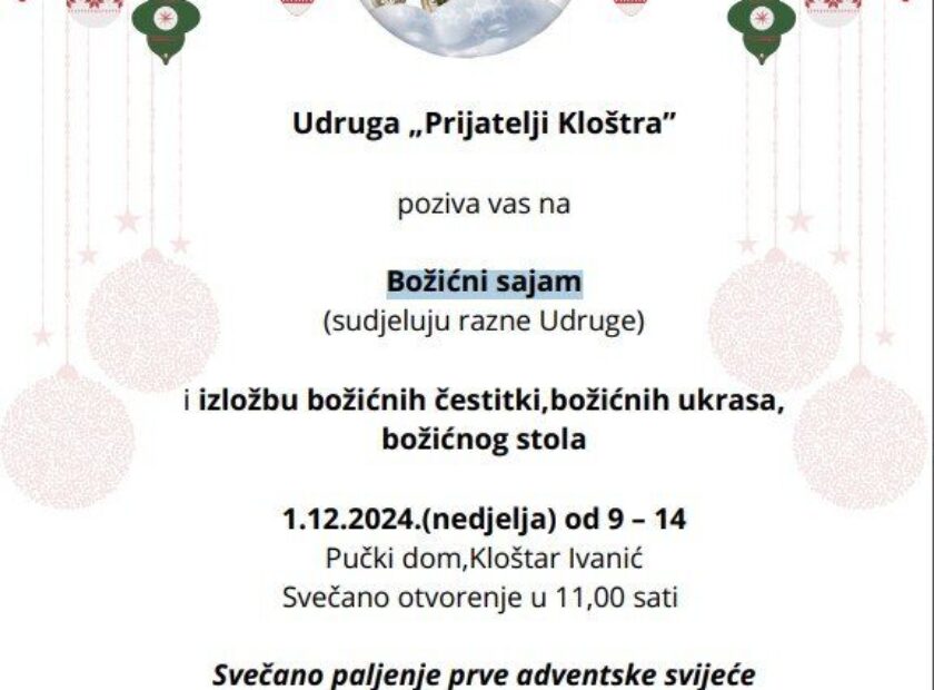 Božićni sajam 2024.