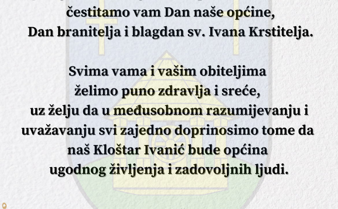 Čestitka dan općine 2025
