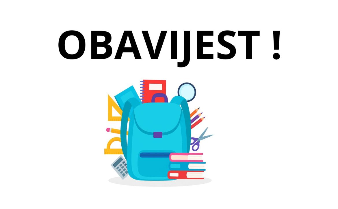 OBAVIJEST !