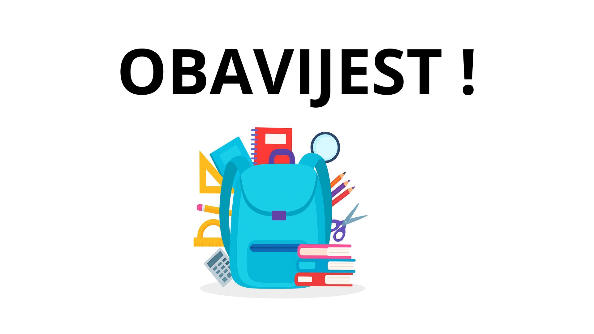 OBAVIJEST !