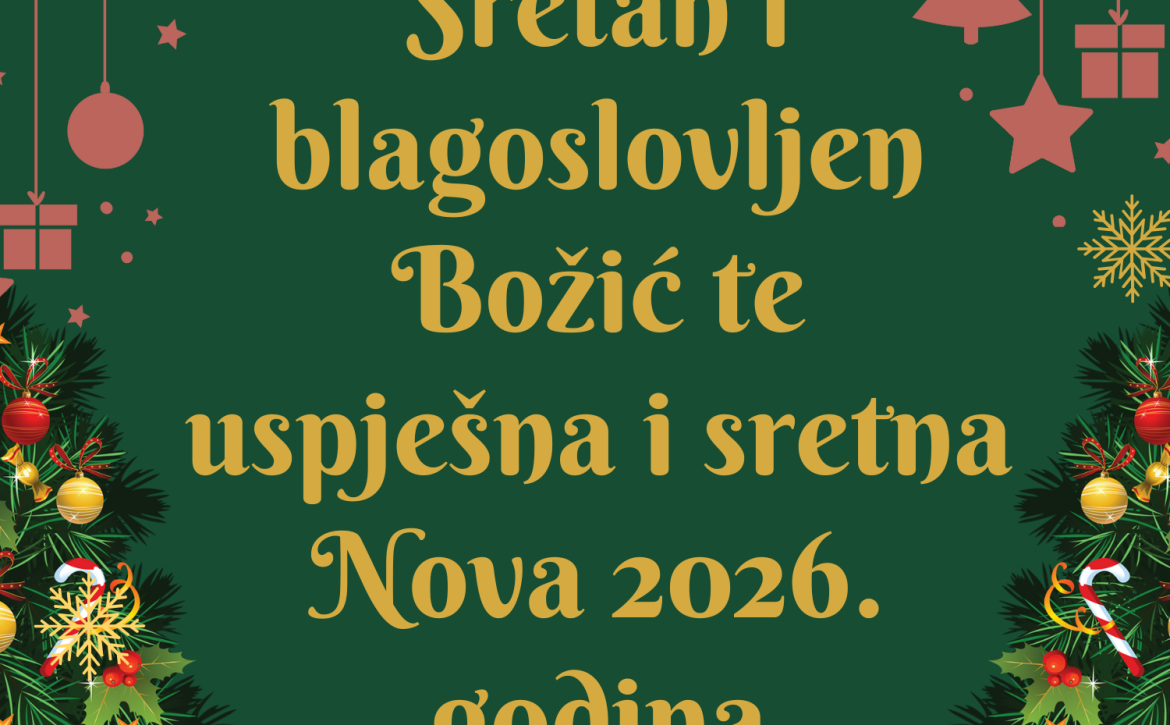 Green and Red Decorative Christmas Card (1)