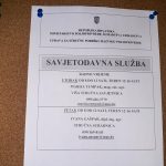 OBAVIJEST O RADNOM VREMENU SAVJETODAVNE SLUŽBE U POLJOPRIVREDI