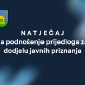 NATJEČAJ ZA PODNOŠENJE PRIJEDLOGA ZA DODJELU JAVNIH PRIZNANJA