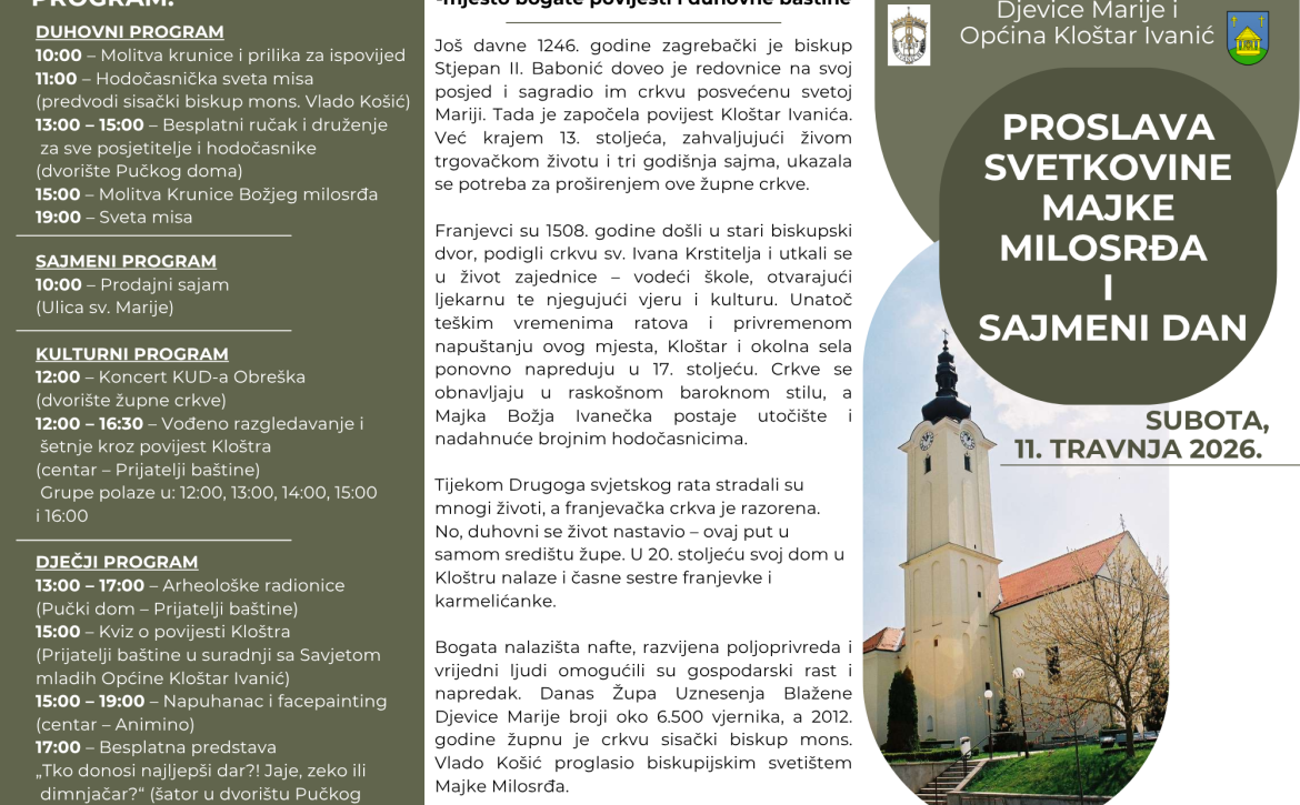 Svetkovina majke milosrđa