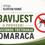 OBAVIJEST O PROVEDBI LARVICIDNOG TRETIRANJA KOMARACA