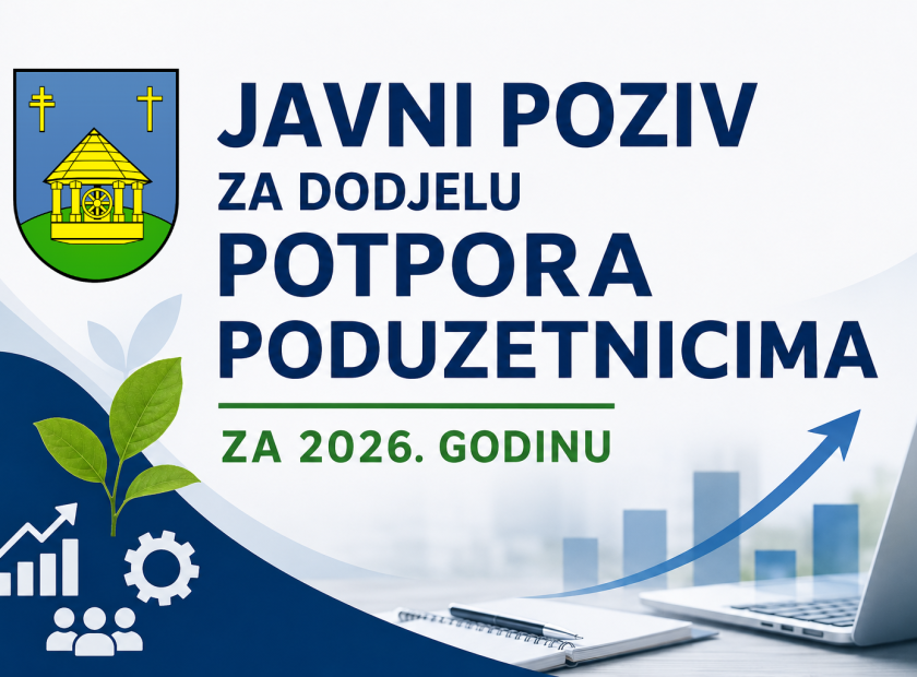 javni poziv za dodjelu potpora poduzetnicima
