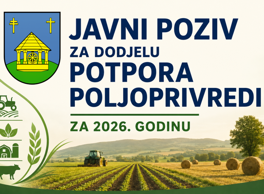 javni poziv zadodjelu potpora porljoprivredi