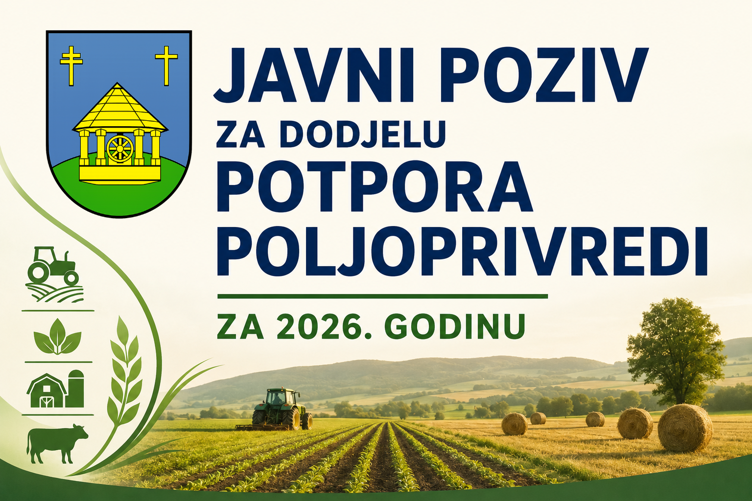 javni poziv zadodjelu potpora porljoprivredi