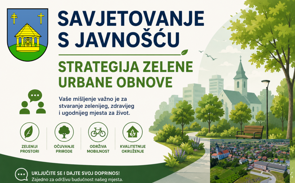 savjetovanje s javnošću – strategija zelene urbane obnove