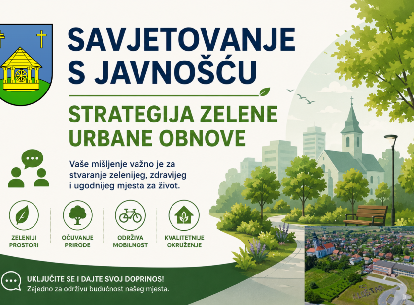 savjetovanje s javnošću – strategija zelene urbane obnove