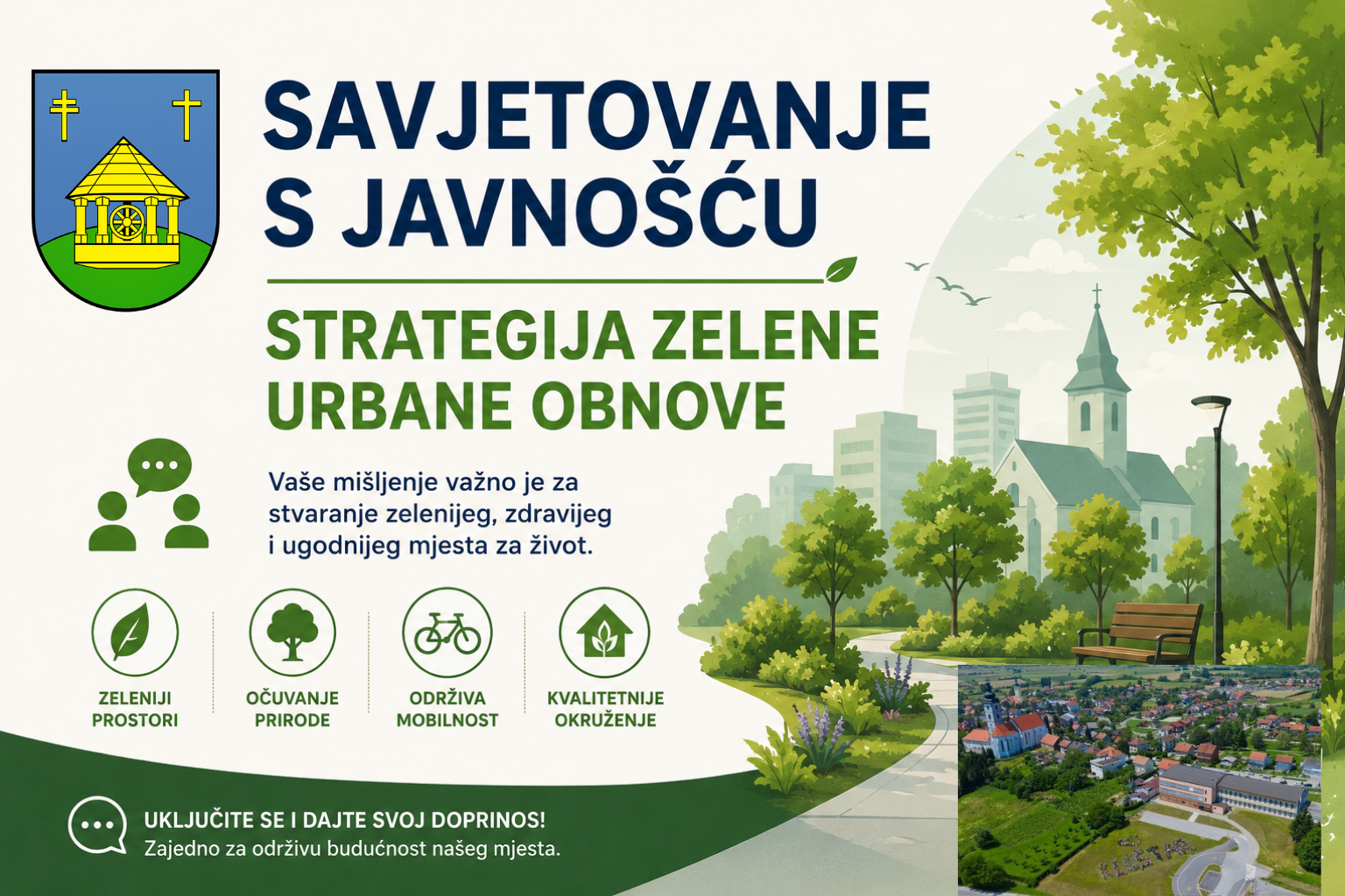 savjetovanje s javnošću – strategija zelene urbane obnove