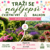 JAVNI POZIV ZA SUDJELOVANJE U IZBORU NAJLJEPŠE UREĐENE OKUĆNICE I BALKONA NA PODRUČJU OPĆINE KLOŠTAR IVANIĆ