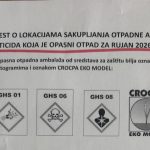 SAKUPLJANJE OTPADNE AMBALAŽE OD PESTICIDA
