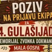 PRIJAVE NA 14. GULAŠIJADU – „MEMORIJAL ZVONKA DOKMANIĆA“ POVODOM MALE GOSPE U KLOŠTAR IVANIĆU