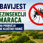 OBAVIJEST O DEZINSEKCIJI KOMARACA NA PODRUČJU OPĆINE KLOŠTAR IVANIĆ