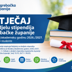 NATJEČAJ ZA DODJELU STIPENDIJA ZAGREBAČKE ŽUPANIJE ZA ŠKOLSKU/AKADEMSKU GODINU 2026./2027.